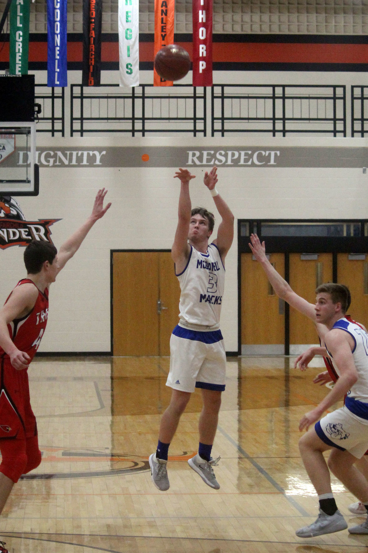 McDonell vs Thorp boys basketball at Osseo 3-12-20